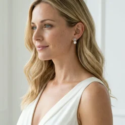 Akoya Pearl & Diamond Faye Drop Earrings