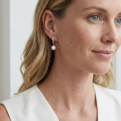 Akoya Pearl & Diamond Kim Earrings