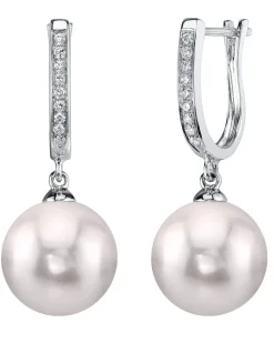 Akoya Pearl & Diamond Kim Earrings