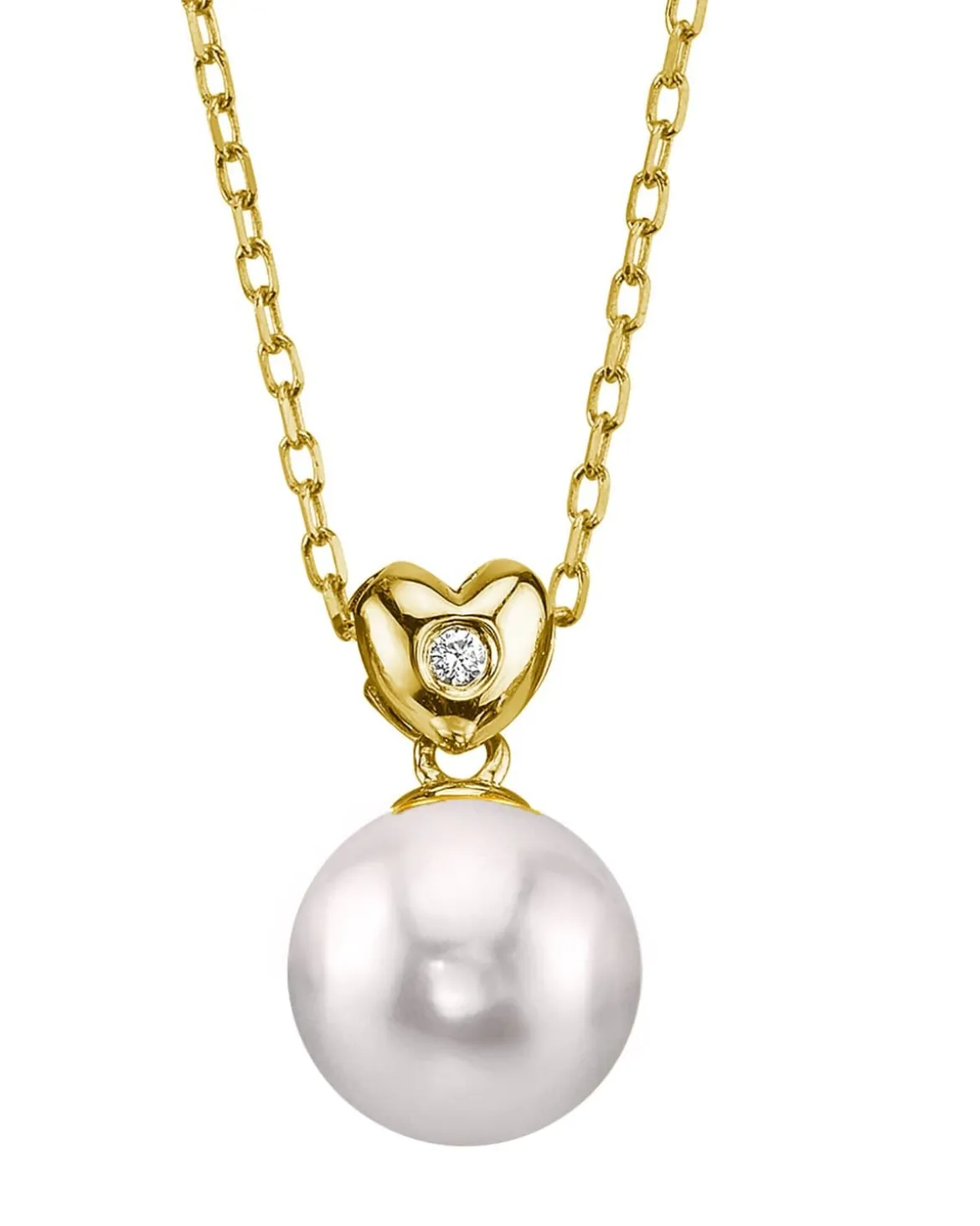 Akoya Pearl & Diamond Lev Pendant