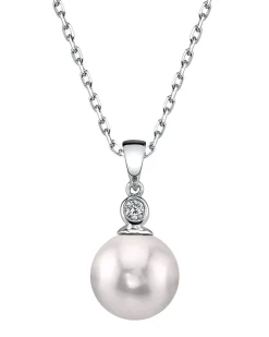 Akoya Pearl & Diamond Michelle Pendant