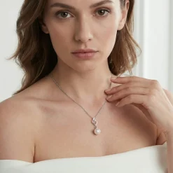 Akoya Pearl & Diamond Symphony Pendant- Choose Your Pearl Color