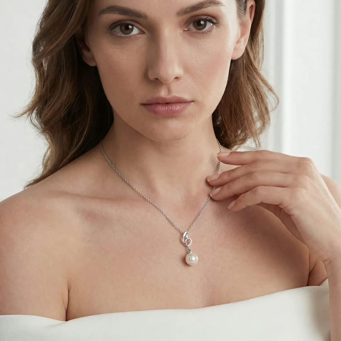 Akoya Pearl & Diamond Symphony Pendant- Choose Your Pearl Color