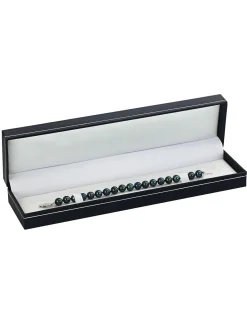 Black Japanese Akoya Pearl Bracelet, 7.0-7.5mm