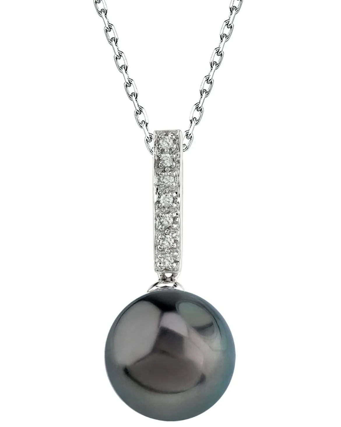 Black Tahitian Pearl & Diamond High Life Pendant