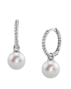Freshwater Pearl Via Earrings