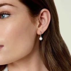 Freshwater Pearl Via Earrings