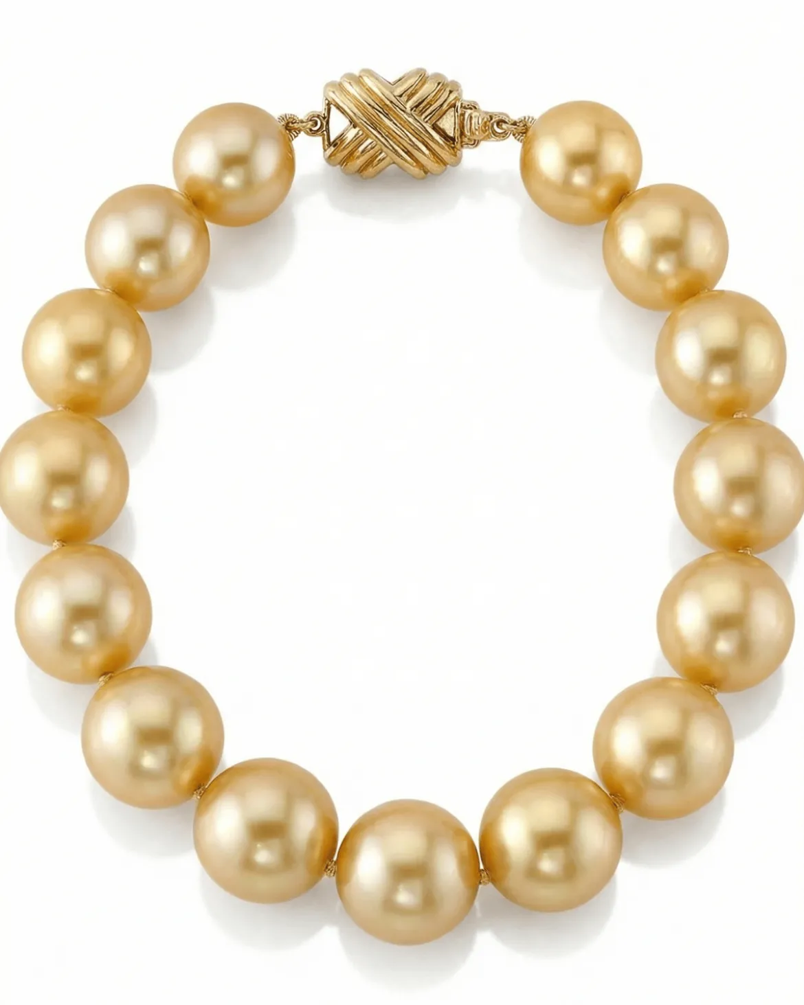 Golden South Sea Pearl Bracelet, 10.0-11.0mm