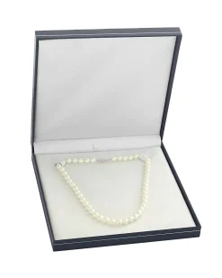 Hanadama Akoya White Pearl Double Strand Necklace