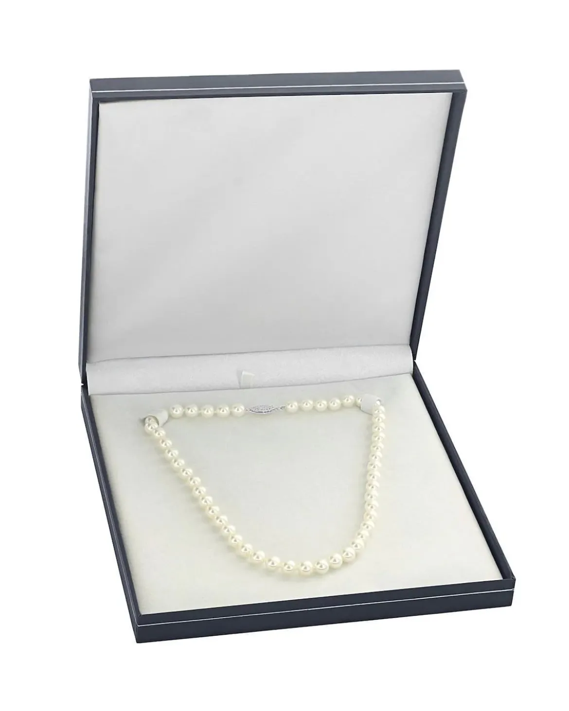 Japanese Akoya Black Pearl Double Strand Necklace