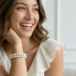 Japanese Akoya Double Pearl Bracelet - Various Sizes