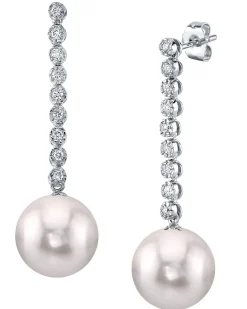 Japanese Akoya Pearl Bellatrix Earrings