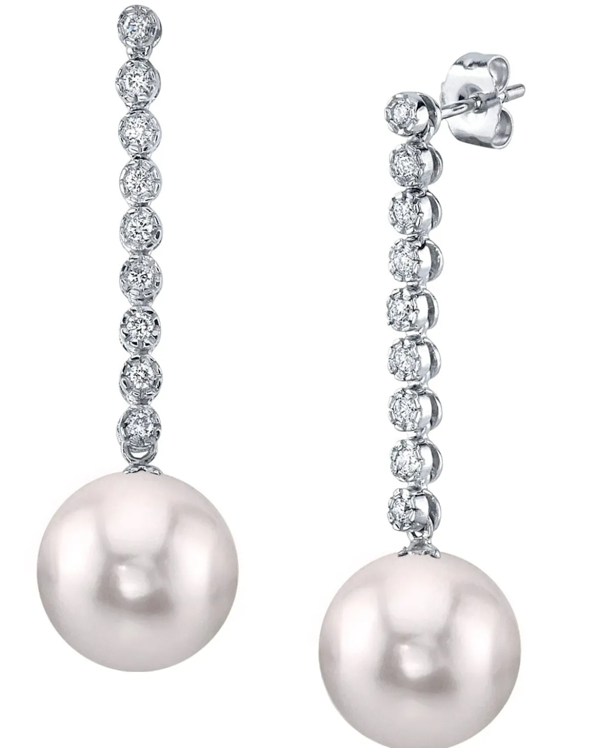 Japanese Akoya Pearl Bellatrix Earrings