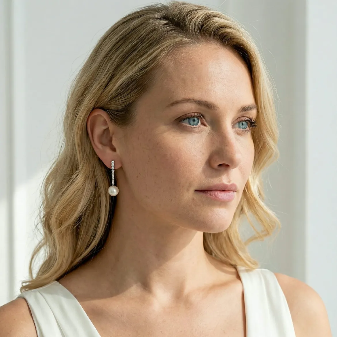 Japanese Akoya Pearl Bellatrix Earrings