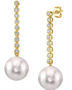 Japanese Akoya Pearl Bellatrix Earrings