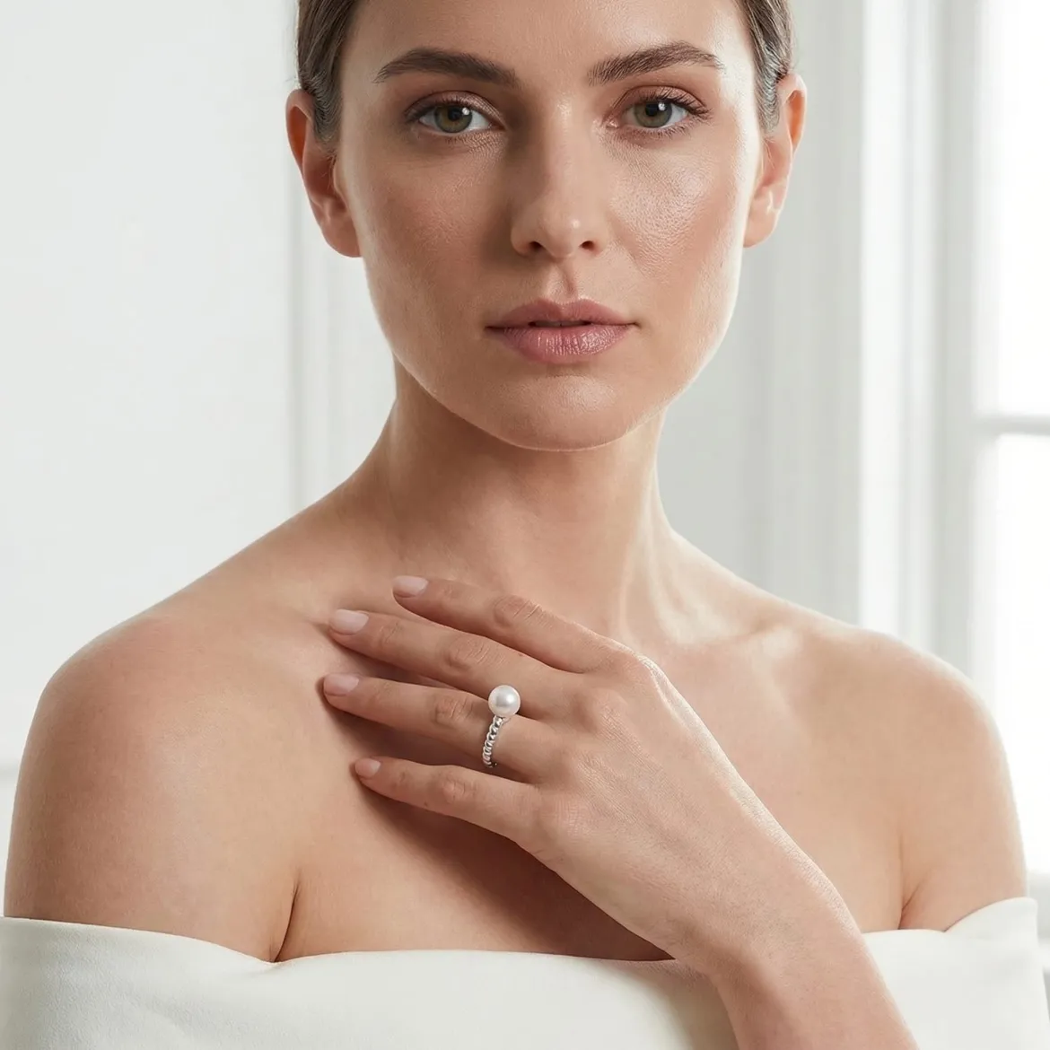 Japanese Akoya Pearl Terrie Ring