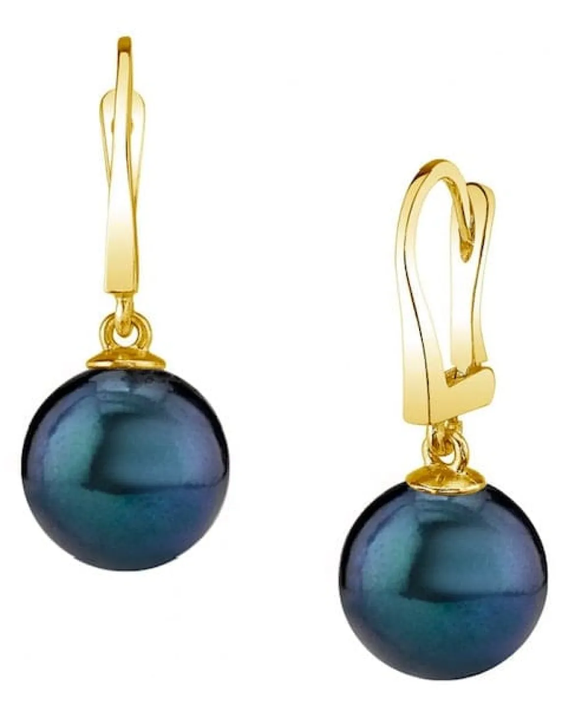 Japanese Black Akoya Pearl Classic Elegance Earrings