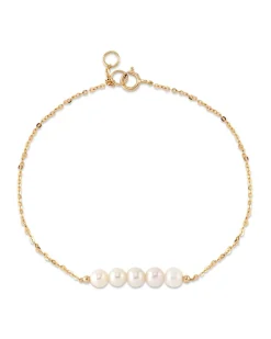 14K Gold Freshwater Pearl Addie Bracelet