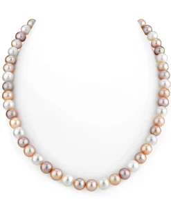 6.5-7.0mm Freshwater Multicolor Pearl Necklace - AAA Quality