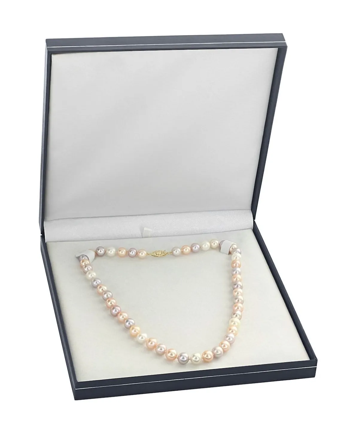 8.5-9.5mm Freshwater Multicolor Pearl Necklace - AAA Quality