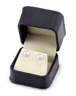 9.5-10mm Hanadama Akoya Round Pearl Stud Earrings