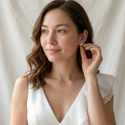 8.0-8.5mm Hanadama Akoya Round Pearl Stud Earrings