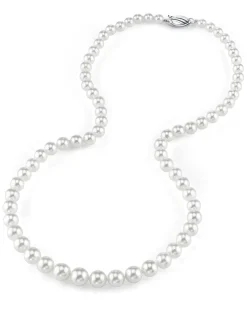 5.5-6.0mm Hanadama Akoya White Pearl Necklace