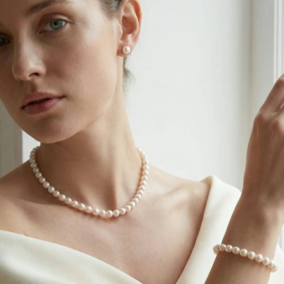7.0-7.5mm Hanadama Pearl Set