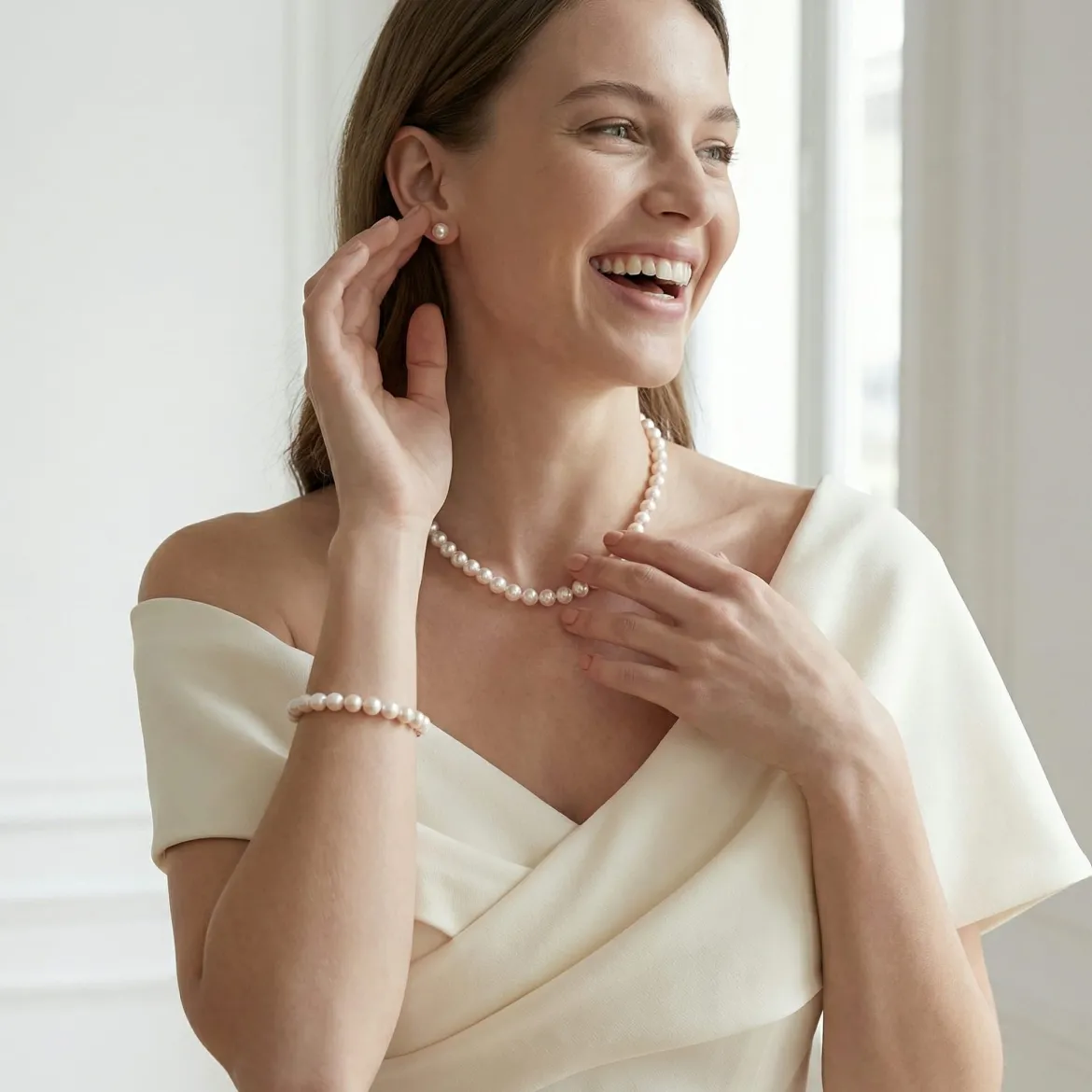 7.0-7.5mm Hanadama Pearl Set