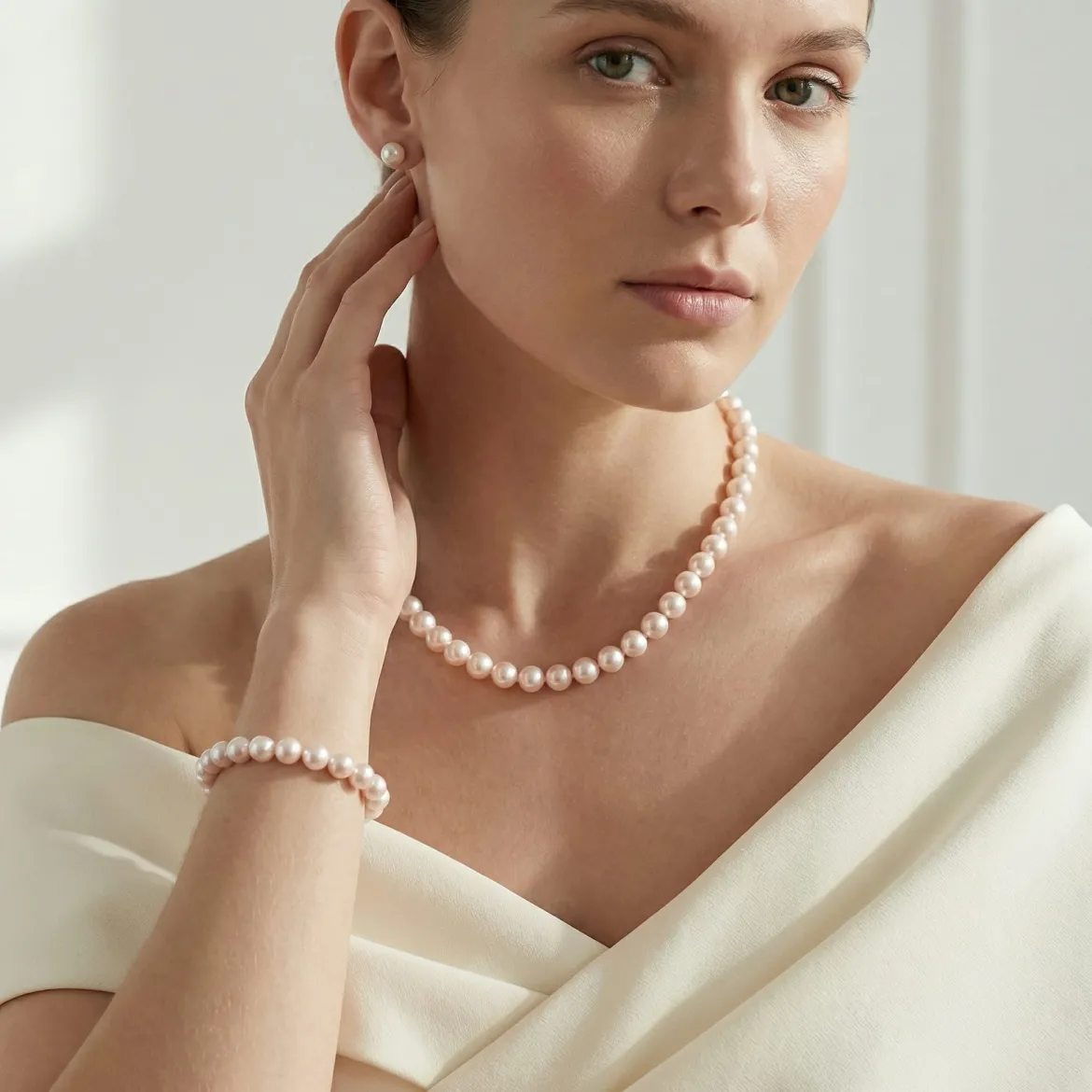 7.5-8.0mm Hanadama Pearl Set