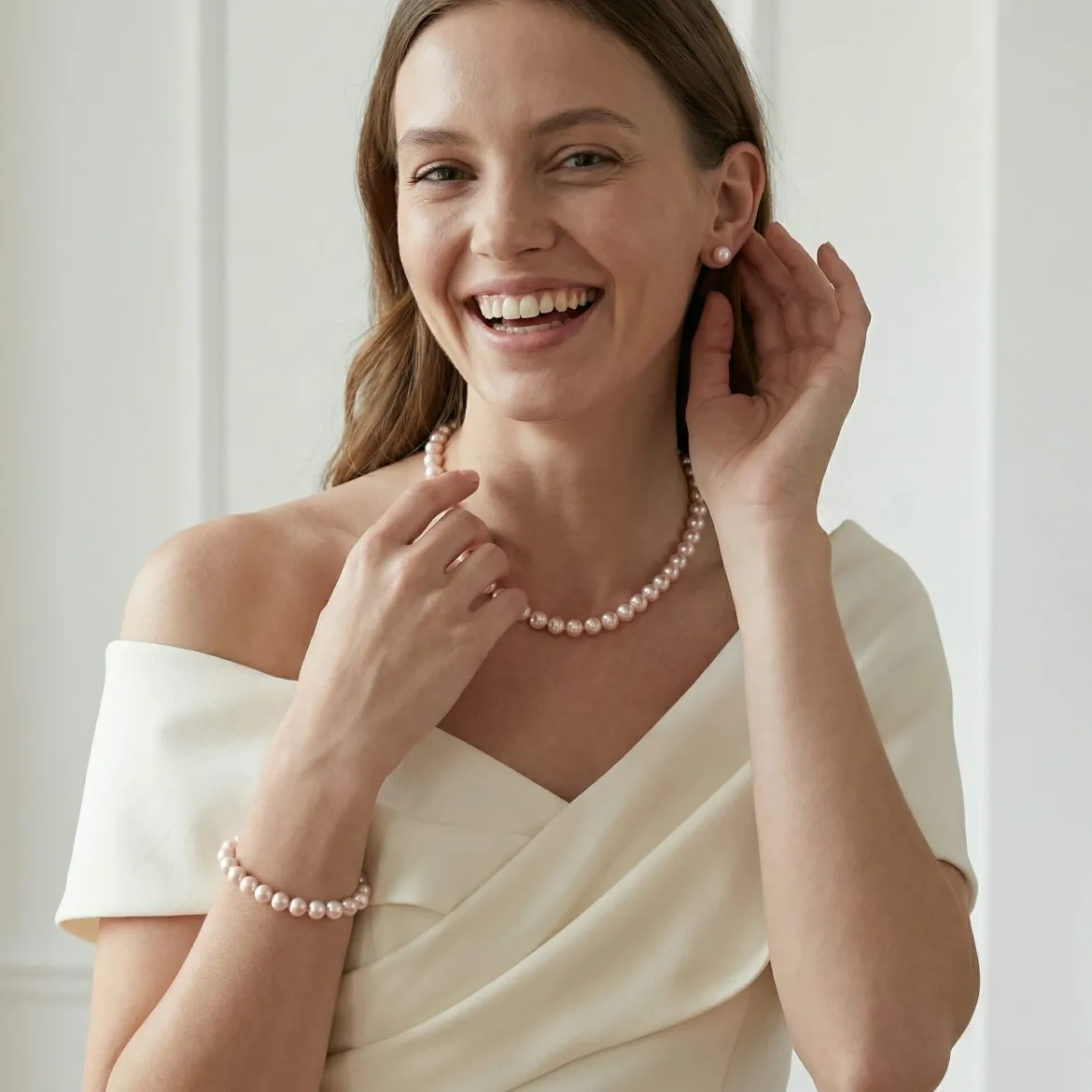 7.5-8.0mm Hanadama Pearl Set