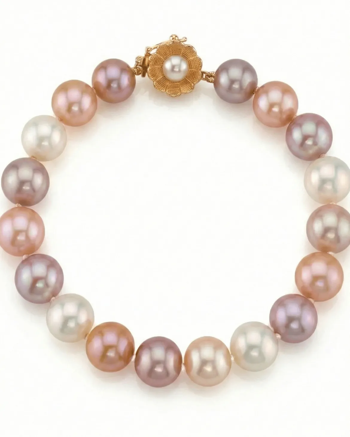 8.5-9.5mm Multicolor Freshwater Pearl Bracelet - AAA Quality