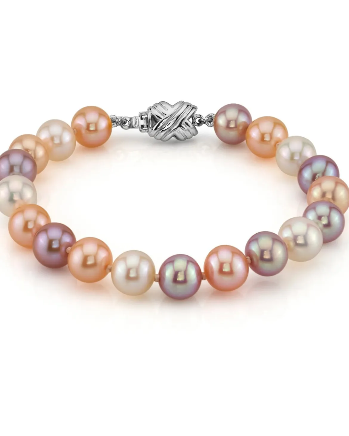 8.0-8.5mm Multicolor Freshwater Pearl Bracelet - AAA Quality