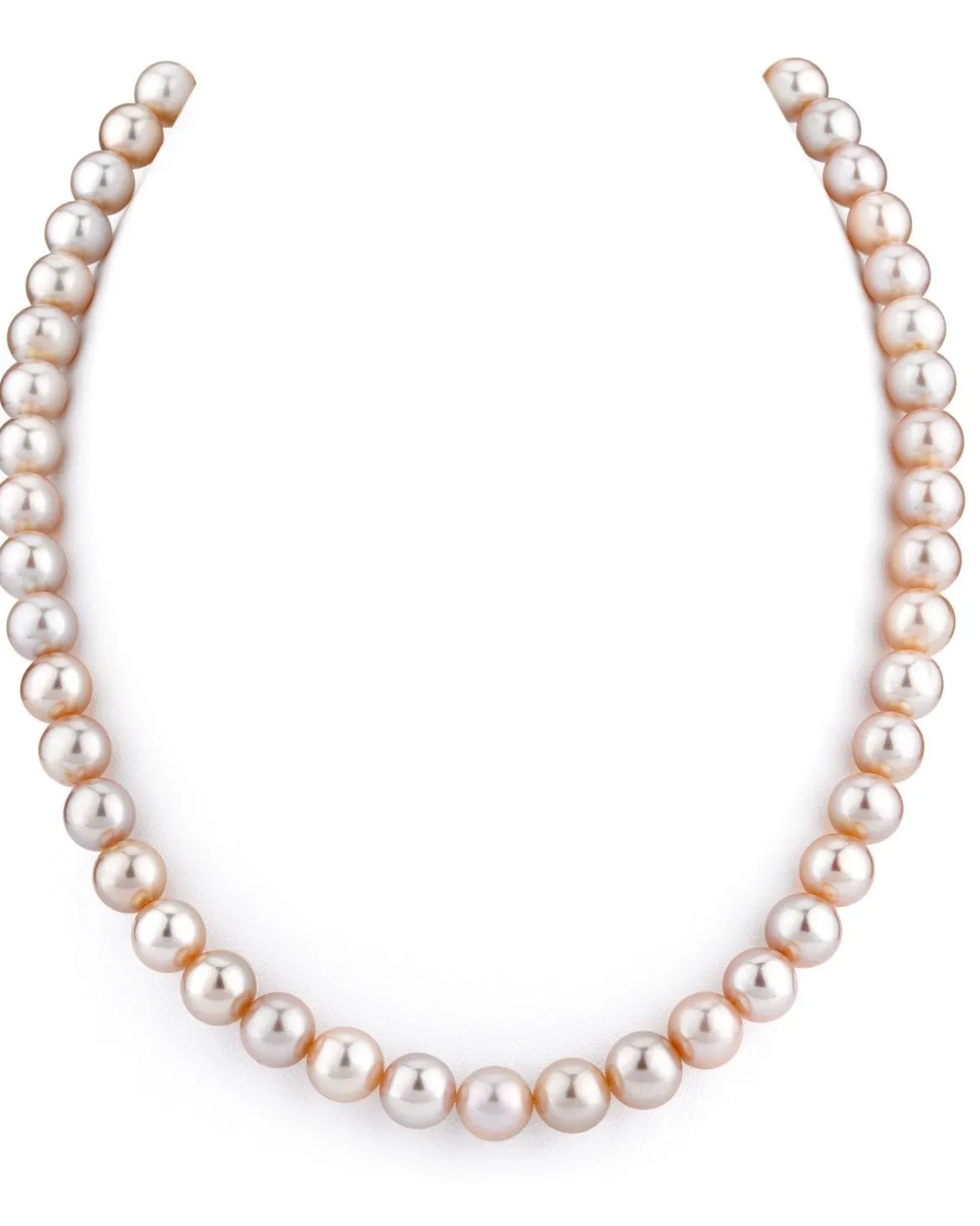 8.0-8.5mm Pink Freshwater Pearl Necklace - AAA Quality