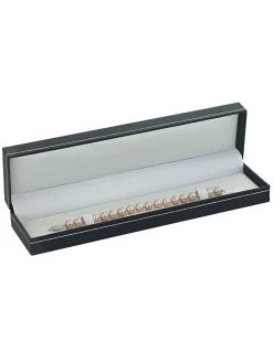 9.5-10.5mm Pink Freshwater Pearl Bracelet - AAAA Quality
