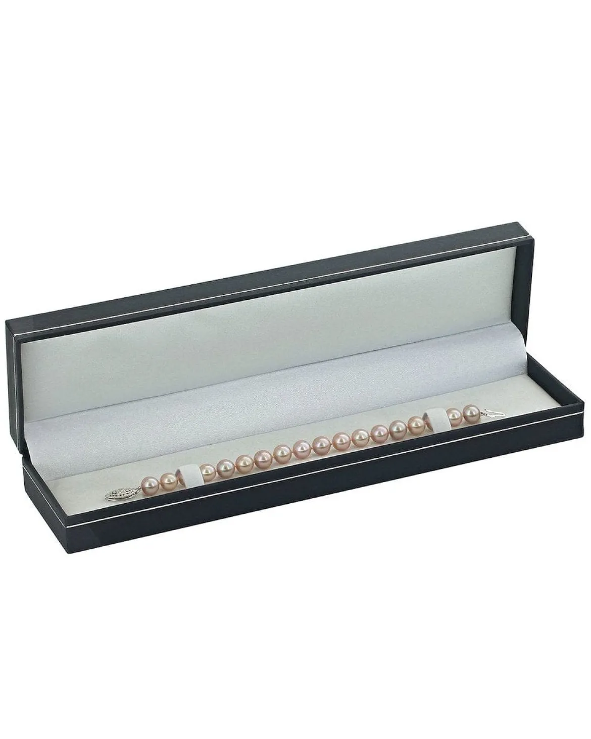 9.5-10.5mm Pink Freshwater Pearl Bracelet - AAAA Quality