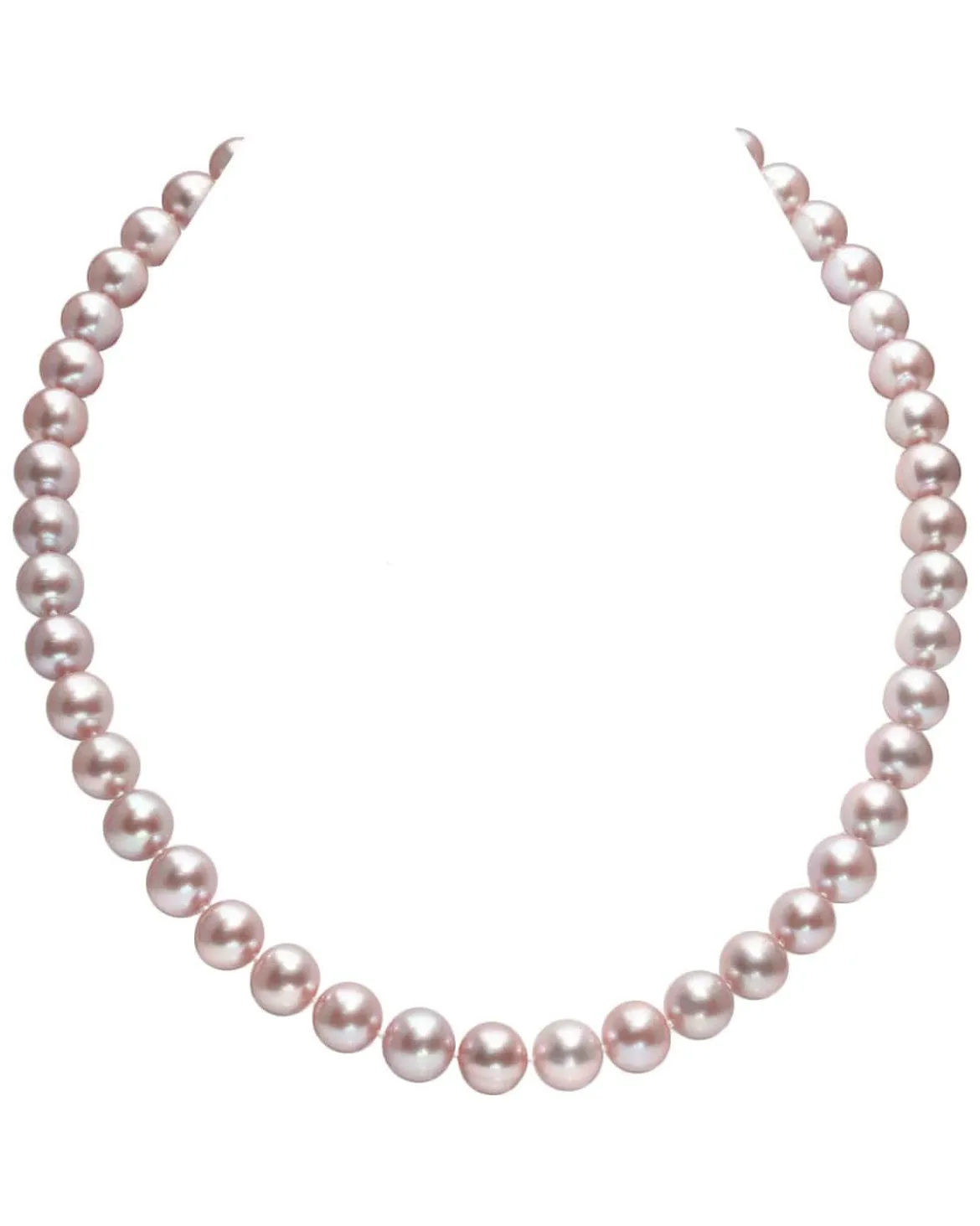 8.5-9.5mm Pink Freshwater Pearl Necklace - AAA Quality