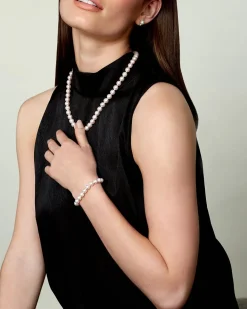 8.5-9.5mm White Freshwater Pearl Necklace - AAAA Quality