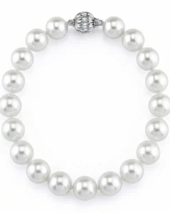 8.0-8.5mm White Freshwater Pearl Bracelet - AAA Quality