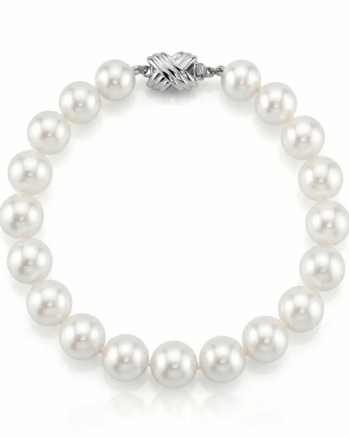 8.5-9.5mm White Freshwater Pearl Bracelet - AAAA Quality