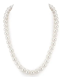 8.5-9.5mm White Freshwater Pearl Necklace - AAA Quality