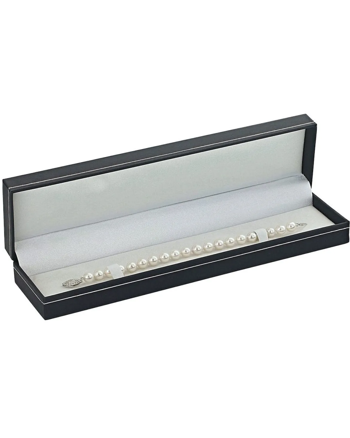 9.5-10.5mm White Freshwater Pearl Bracelet - AAA Quality