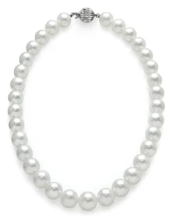 11-14mm White South Sea Pearl Necklace - AAA Quality