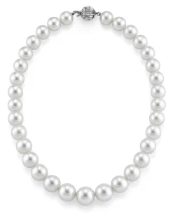 12-14mm White South Sea Pearl Necklace - AAAA Quality