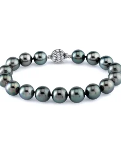 Tahitian True Round Pearl Bracelet, 11.0-12.0mm
