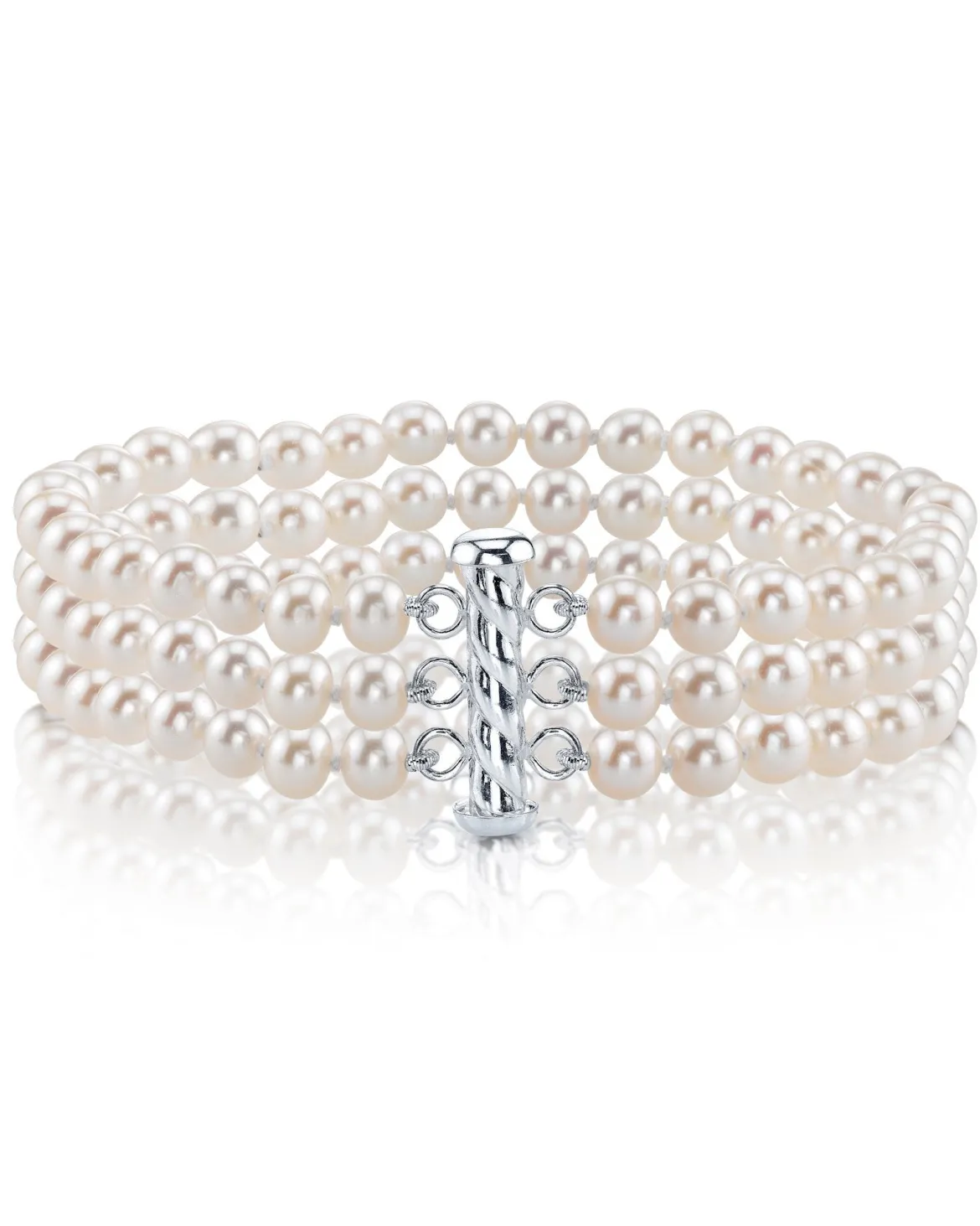 Triple Akoya Pearl Bracelet