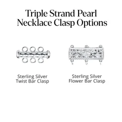 Triple Hanadama Akoya Pearl Bracelet
