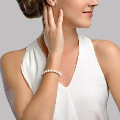 White Japanese Akoya Pearl Bracelet, 7.5-8.0mm