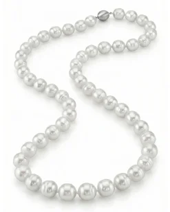 White South Sea Baroque Pearl Necklace, 12.0-14.0mm
