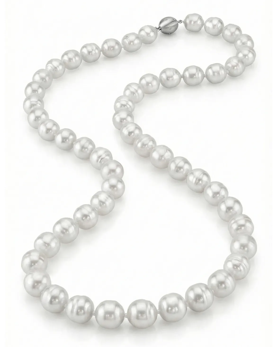 White South Sea Baroque Pearl Necklace, 12.0-14.0mm